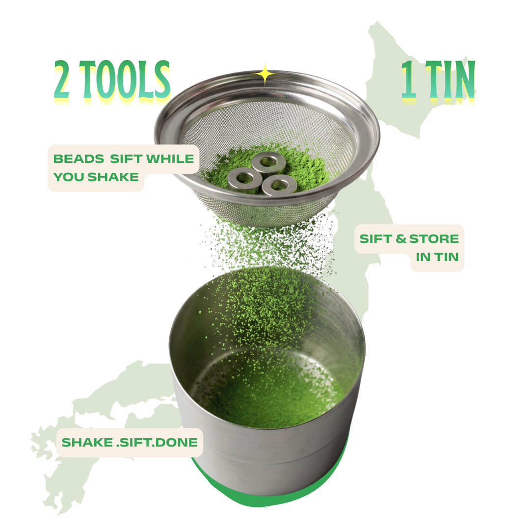 Kondo Matcha Sifter, Stainless Steel, 50g